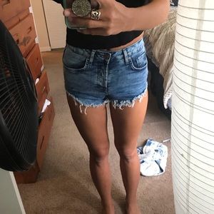 F21 FESTIVAL High Rise Short Shorts 0